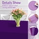 thumbnail image 3 of Mantel Whaline de plástico morado, 4 pulgadas, color morado degradado, 54 x 108 pulgadas, 3 of 7