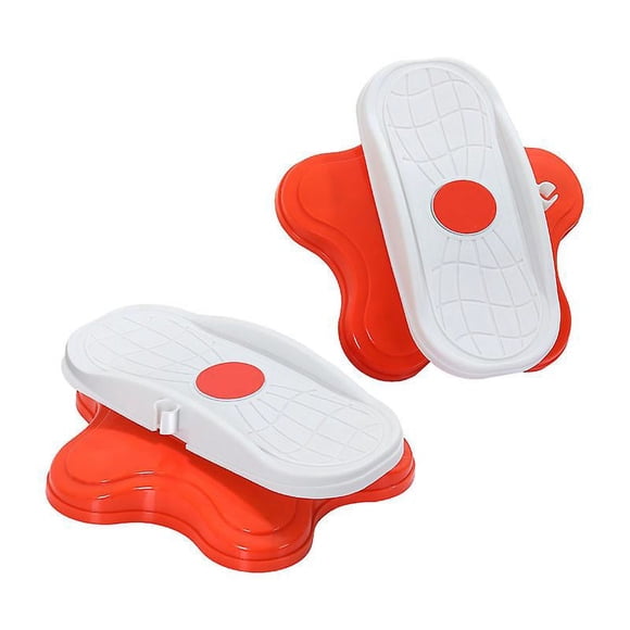 Jinsinto Separate Multifunctional Waist Twisting Disc Fitness Twister For Aerobic Exercise Yoga Workout For Travel Home Gym(1 Pair, Orange)