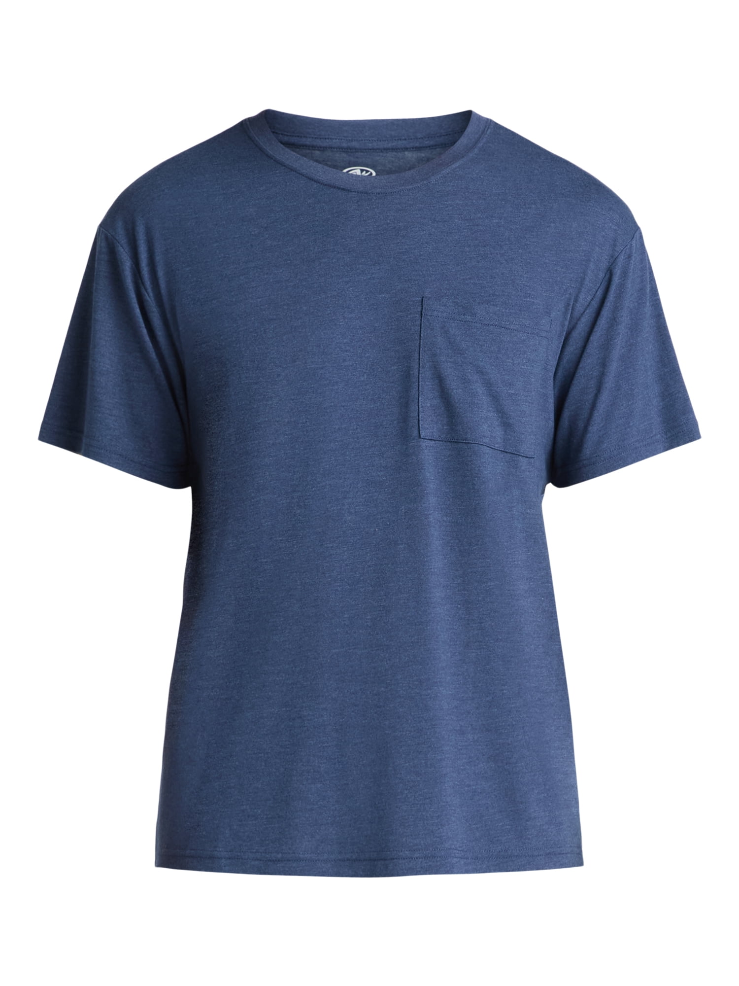Athletic Works Men’s Tri-Blend Pocket Tee, Sizes XS-4XL