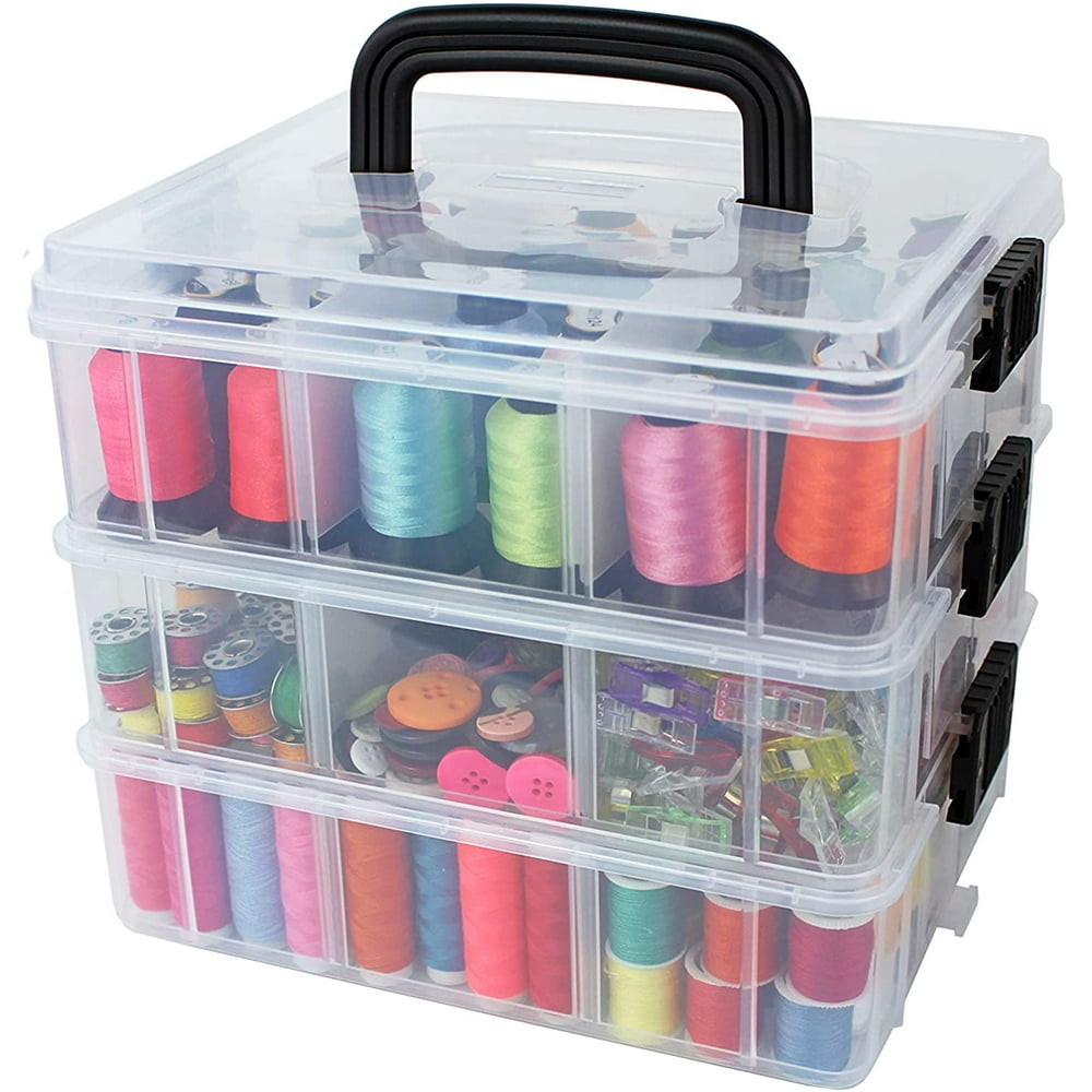 Bins & Things Stackable Storage Containers with 18 Adjustable