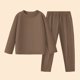 thumbnail image 5 of Cowsor 2 Piece Pajamas Set Kids Sleepwear Cartoon Printed Nightwear Cotton Long Sleeve Shirt Pants Loungewear, 5 of 7
