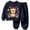 Navy, variant on Enjoytime Christmas Girls Outfits Print Long Sleeve Crewneck Sweatshirt with Pants 2 Piece Set Cute Holiday Kids Toddler Clothes