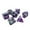 Purple, variant on Milaget Acrylic Dices D20 D10 D4 Dices Game Board Game Blue