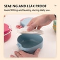thumbnail image 3 of WIZUTIZ Microwave Heated Bento Box Plastic Leak Proof Student Lunch Box+fork Household Items for New Home Novelty, 3 of 5