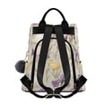 thumbnail image 2 of FORMRS Women's Travel Backpack Purse Anti-Theft Hidden Pockets Casual Shoulder Bag, Purple Floral Rabbit, 2 of 7