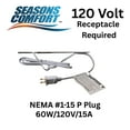 thumbnail image 5 of Seasons Comfort 9 Inch Twin Window Fan, 2 Speed, Portable, Indoor Use - FWT9, 5 of 10