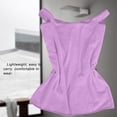 thumbnail image 4 of Bata de baño y vestido de falda de secado rápido, envoltura de baño de microfibra ultra suave de color morado, 4 of 8