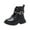 Black, variant on Gibobby Girls Cowboy Boots Side Zipper Cowgirl Boots Embroidered Western Style Toddler Little Kid Big Kid,Beige,9.5-10 Y