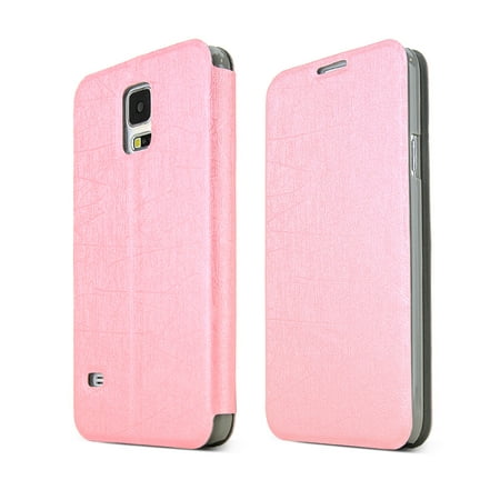 RED SHEILD Shimmery Baby Pink Diary Wallet Case Stand w/ Suction Cup Closure for Samsung Galaxy