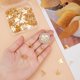thumbnail image 3 of 1 caja de 80 piezas de 4 estilos de pendientes de mariposa chapados en oro de 24 k con bucles y resorte., 3 of 6