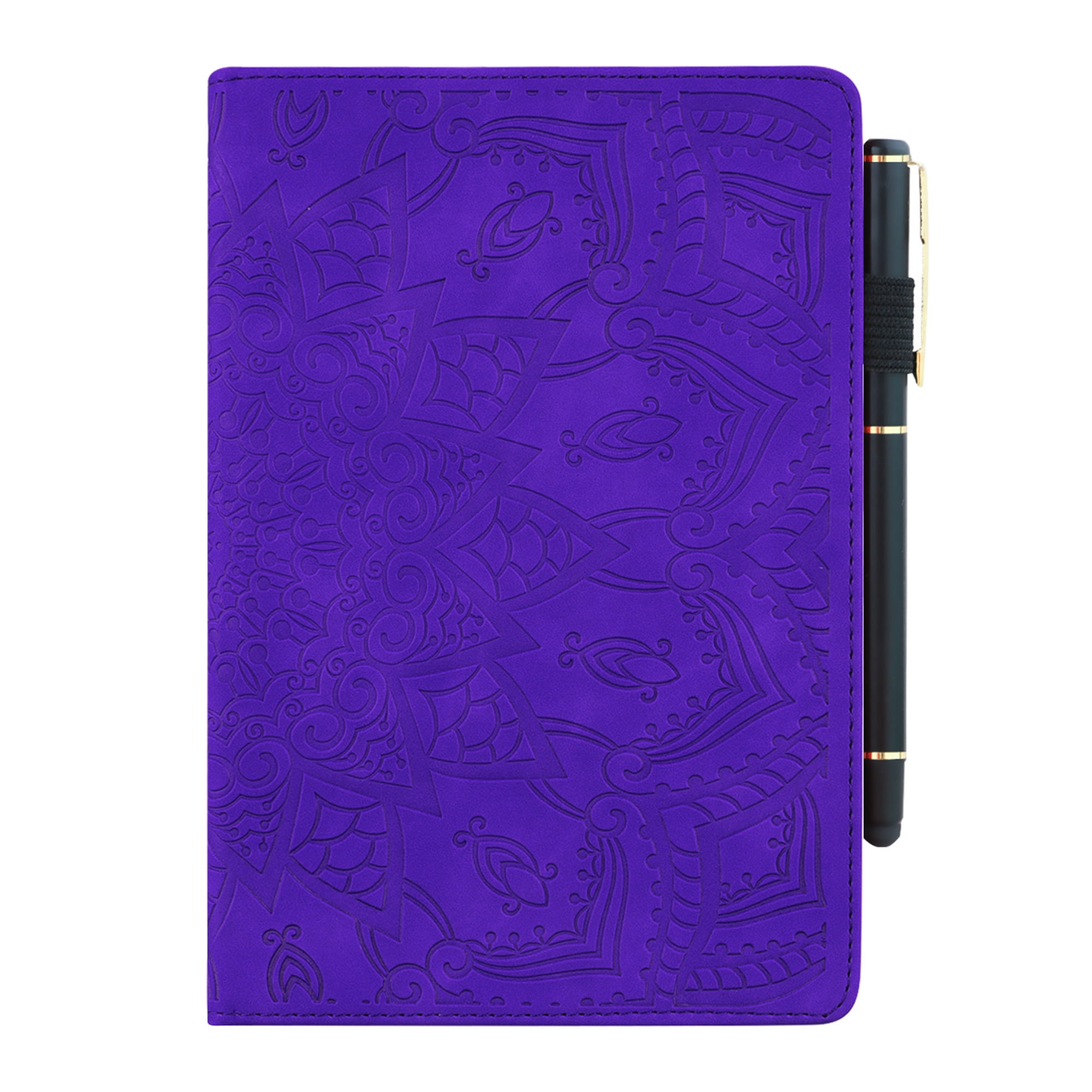 K-Lion for Apple iPad 10th Generation Folio Flip Case, 2022 iPad 10.9 Inch Case with  Pencil Holder & Card Holder Slots,Luxury PU Leather Shockproof Stand Slim Shell Cover for iPad A2757 A2777,Purple