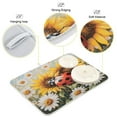 thumbnail image 4 of Kitchen Drying Mat 16x18In Drying Dish Mat Dish Drying Mats Kitchen Countertop Multi-Function Drain Drying Mat Kitchen Table Giant Ladybird, 4 of 8