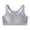 Grey, variant on LYMAYTER Girls Training Bra Seamless Breathable Sports Bras Fixed Coaster Wireless Mesh Breathable Vest 12-15Y
