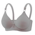 thumbnail image 4 of Bibifish Women's T-Shirt Bras Deep V Adjustable Straps Padded Molded Cup Wireless Bras Everyday Dress Leisure Wear Daily Bras, 4 of 4