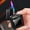 Black, variant on Electronic Lighter, USB Fast Charging, LED Power Display, Windproof, Cool Flashing Light, Alloy Body, Transparent Chip Structure, Reusable Lighter