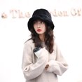 thumbnail image 4 of Sombrero de pescador dama otoño invierno liwang versión coreana de moda casual japonesa, 4 of 5