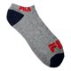 thumbnail image 5 of Calcetines Fila No Show Gris Rojo Cortas Gris Único, 5 of 5