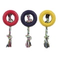 thumbnail image 4 of Pet Life ® Rubberized Chew Jute Rope and Tire Pet Dog Toy, 4 of 4