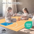 thumbnail image 4 of ODIKA 5'x7' Machine Washable Non-Slip Area Rug, Basketball Court Wood Floor Key Lines Orange Circle High Traffic Rug with Pad, Beige, 841072, 4 of 8