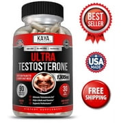 Kaya Naturals Ultra Testosterone 90Ct, Muscle & Testosterone Support, Bodybuilding - 1305mg