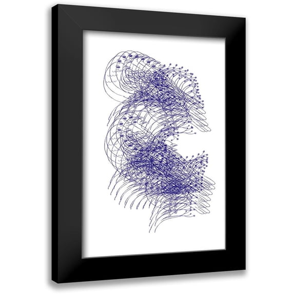 Murdock, Ramona 13x18 Black Modern Framed Museum Art Print Titled - Abstract Birds IV