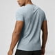 thumbnail image 5 of Ceisia Men's Athletic Textured T-shirt Short Sleeve Round Neck Quick Dry Slim Fit Outdoor Climbing Running Casual Tee Tops Slim Fit Gray XL Gifts, 5 of 7
