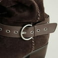 thumbnail image 4 of Wowcloth Women's Casual Western Cowboy Ankle Boots – Stylish Buckle Detail with Chunky Heel & Pointed Toe Design, Versatile for Everyday Outfits, 4 of 9