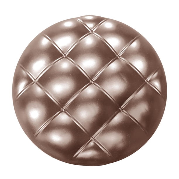 Cómodos cojines para silla de comedor redondos de Ø 33 cm, cojines para silla, cojín para asiento marrón