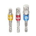 thumbnail image 4 of 3Pcs/Set Hex Drill Bit Socket Adapter Drive Electric Impact Driver 3 Size, 4 of 7