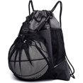 thumbnail image 1 of Jinsinto Gym Bag, Soccer Backpack, Adjustable Drawstring Daypack, Soccer Bag, 1 of 5