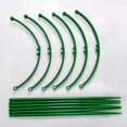 thumbnail image 5 of Washranp 3/12Pcs Plant Support Stakes,Green Plastic Anti-Lodging Spliced Plant Support Cage Round Plant Support Ring for Tomato Indoor Plants, 5 of 5