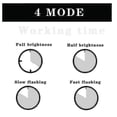 thumbnail image 5 of Luces LED para bicicleta, recargables por USB, impermeables, delanteras y traseras., 5 of 5