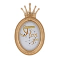 thumbnail image 2 of Gold Crown Resin Photo Frame Baroque Luxury Oval 7 Inch, 2 of 8
