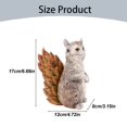 thumbnail image 3 of Clearance Sale! Lssam Garden Statue Garden Sculptures Outdoor Statues Squirrel Garden Statue Outdoor Decoration Resin Statue Decoration Suitable For Courtyard Terrace Porch Etc, 3 of 7