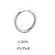 thumbnail image 1 of 6/8/10/12mm pequeños coreanos pequeños de acero inoxidable redondos Mini pequeños buenos pendientes de aro Huggie para mujeres cartílago Piercing anillo de bucle Tan Jianjun unisex, 1 of 2