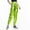Green, variant on Women's Casual Sports Pants Streetwear Hop Party Sparkly Fancy High Waisted Comfortable Stretchy Trendy Fashion