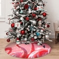 thumbnail image 5 of Yiaed Cool Flamingos Sunglasses Scene Print Christmas Tree Skirt , Tree SkirtsTree Mat for Christmas Winter Holiday Indoor Decorations-48", 5 of 7