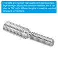 thumbnail image 4 of Uxcell M6x1 to M8x1.25 Double End Threaded Stud Screw Bolt 304 Stainless Steel Rod Reducer Adapter 40mm Long 10pcs, 4 of 5