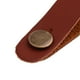 thumbnail image 3 of 2 ganchos de correa de cuero de microfibra para atadura de clavijero de guitarra acústica marrón, 3 of 9