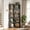 Black, variant on Fnova 64.9" 6 - Tier Industrial Corner Bookshelf, Modern Wood L-Shaped Bookcase with Anti-Tip, Freestanding Corner Display Shelf Storage Organizer