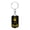 Dog Tag with Swivel Keychain (Gold), variant on Keeshond Keychain Stainless Steel or 18k Gold
