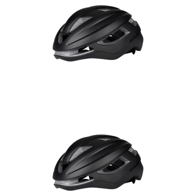 Sonducket Sombrero de seguridad Casco de bicicleta Equipo de protección Equipo de ciclismo Gafas de dureza giratorias transpirables Cascos de Negro mate 2piezas