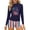 #4, variant on Jamicy 2 Piece Swimsuit for Girls 3-14 Years Long Sleeve Top with Swim Shorts Independence Day Print Rash Gurad Beach Swimsuit Set