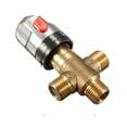 thumbnail image 1 of Válvula mezcladora termostática, válvula mezcladora termostática de 3 vías de latón macizo Válvula de control de temperatura para sistema de ducha, 1 of 2