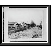 Historic Framed Print, United States Nitrate Plant No. 2, Reservation Road, Muscle Shoals, Muscle Shoals, Colbert County, AL - 40, 17-7/8" x 21-7/8"