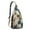 Beige-12, variant on Summer Beach Crossbody Sling Backpack, Waterproof with Zipper Pockets for Women & Men