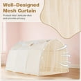 thumbnail image 2 of INFANS Kids Bed Tent with Glow in The Dark, Portable Children Playhouse Privacy Space Twin with Mat Star Light Double Net Curtain, Indoor Outdoor Princess Tents Castle for Boys Girls, 2 of 10