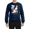 thumbnail image 2 of If It's Not a Jack Russell Terrier It's Just a Dog | Mens Dog Lover Crewneck Graphic Sweatshirt, Vintage Heather Navy, 3XL, 2 of 3