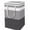 Gray, variant on Large Fabric Laundry Basket for Bathroom and Laundry Room, 23.6 x 11.8 x 15.7in Collapsible Clothes Hamper for Hotel and Balcony, Multi-Purpose Textile Storage Bin, Beige