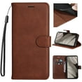 thumbnail image 1 of SaniMore for Google Pixel 8 Pro Case, with RFID Blocking [2 Card Slots] PU Leather Cover with Detachable Hand Strap Flip Kickstand Magnetic Wallet Cover for Google Pixel 8 Pro, Brown, 1 of 9